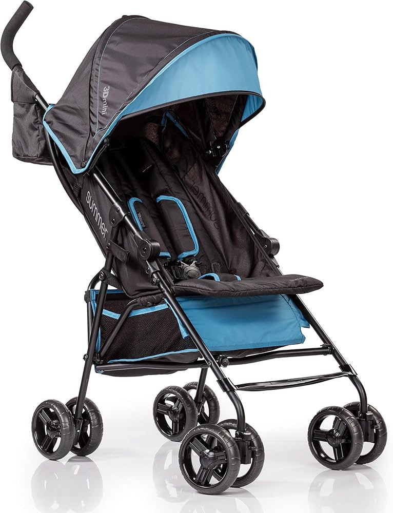 Summer Infant 3Dmini Convenience Stroller, Blue/Black – Lightweight Infant Stroller with Compac... | Amazon (US)