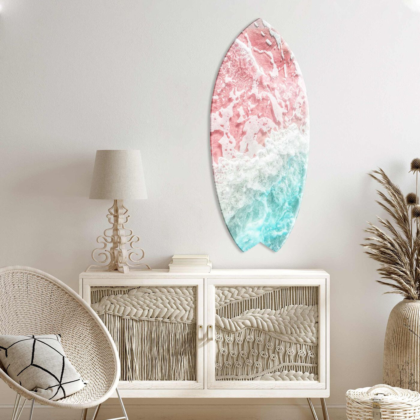 Sea Water Reflections Skimboard | Nautical and Coastal Wall Art by The Oliver Gal | Oliver Gal
