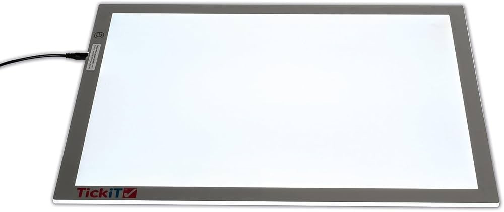 TickiT Ultra Bright LED Light Panel - In Home Learning Supplies for Sensory Play - Adjustable Bri... | Amazon (US)