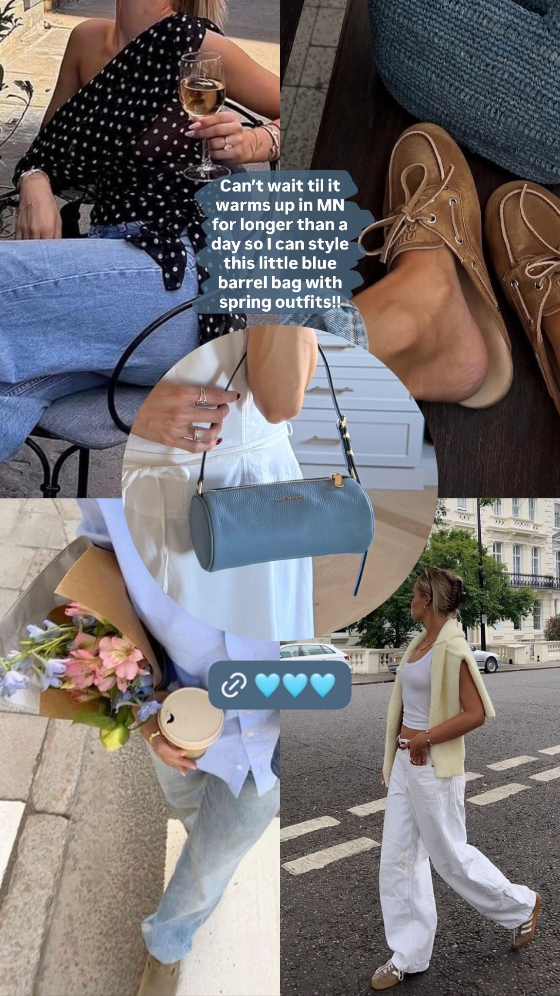 
Light blue bag / barrel mini bag / Something blue / summer evening bag 

#LTKSeasonal #LTKTravel #LTKWedding