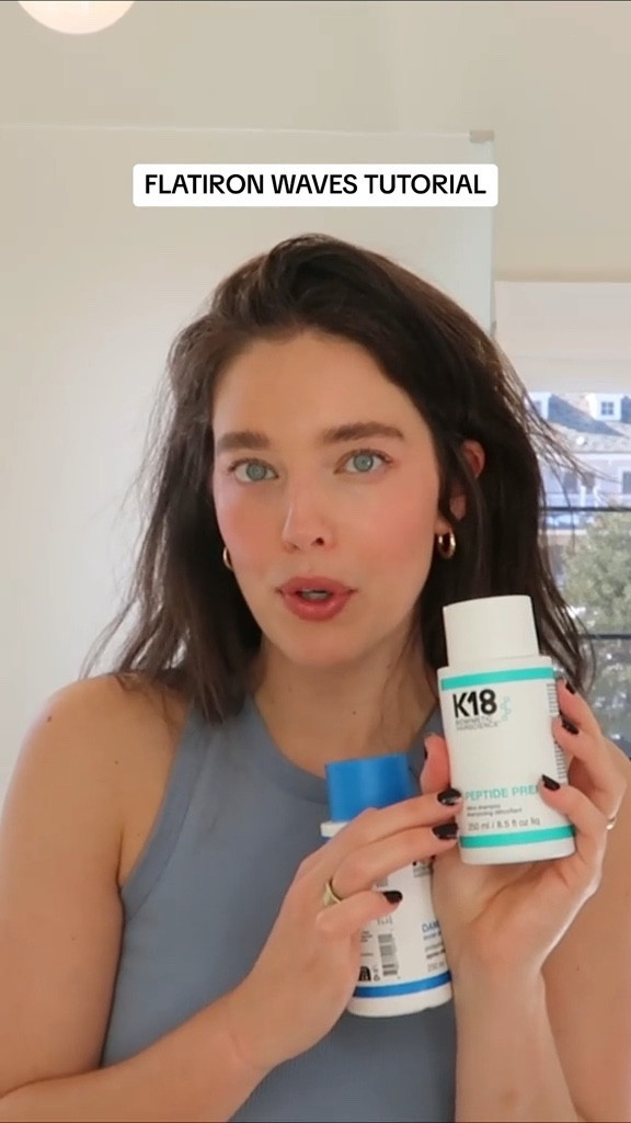 Flatiron waves tutorial! I use the K18 shampoo, conditioner, & hair oil , and the GHD flat iron

#LTKhome #LTKstyletip #LTKbeauty