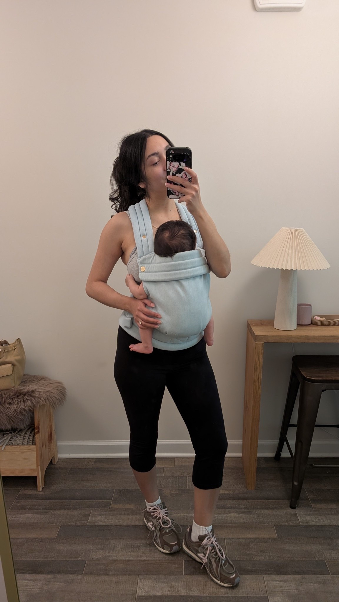 Mabe monarch baby carrier in dream wash denim
New balance 204l sneakers
Easy mom outfit

#LTKootd #LTKmomlife #LTKBaby