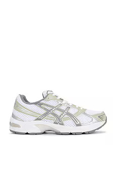 Asics Gel-1130 Sneaker in White & Dried Green Leaf from Revolve.com | Revolve Clothing (Global)