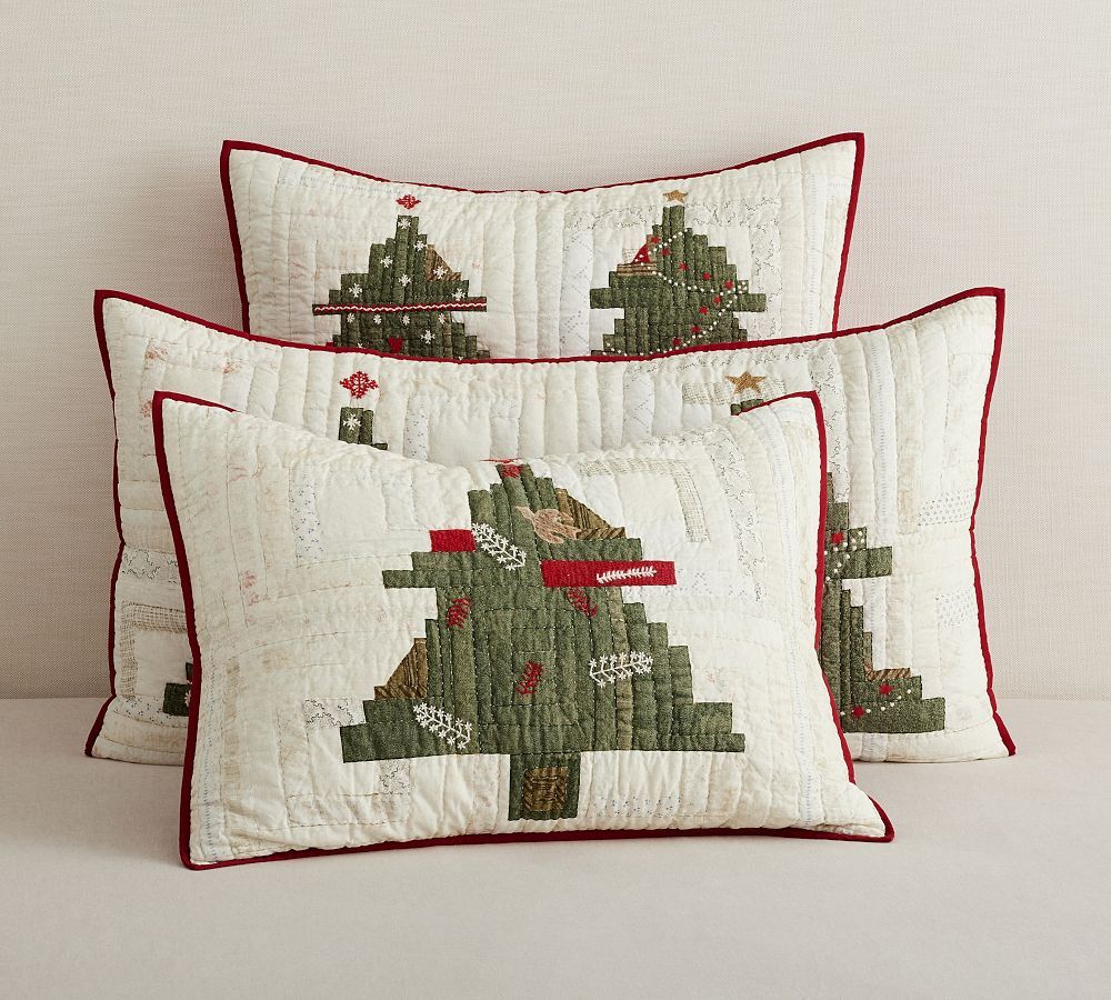 Arden Tree Handcrafted Applique Quilted Sham | Pottery Barn (US)