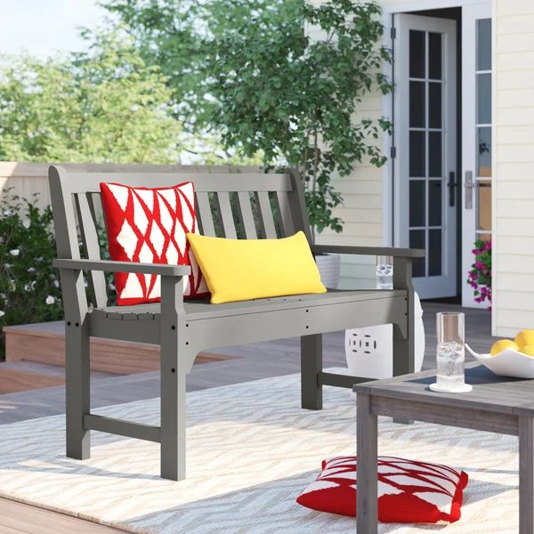 POLYWOOD® Sol 72 Traditional 48" Garden Bench | Wayfair North America