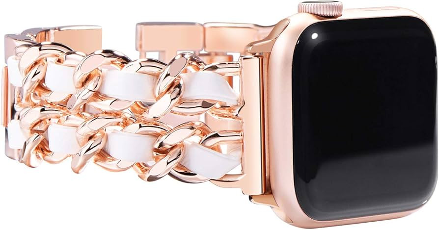 NewWays Compatible for Apple Watch Band 41mm 40mm 38mm Series7 SE 6 5 4 3, Jewelry Bracelet for i... | Amazon (US)