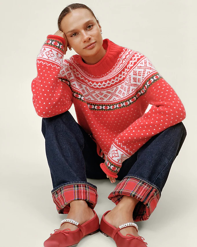 Fair Isle 2025 Rollneck™ sweater in vintage wool | J. Crew US