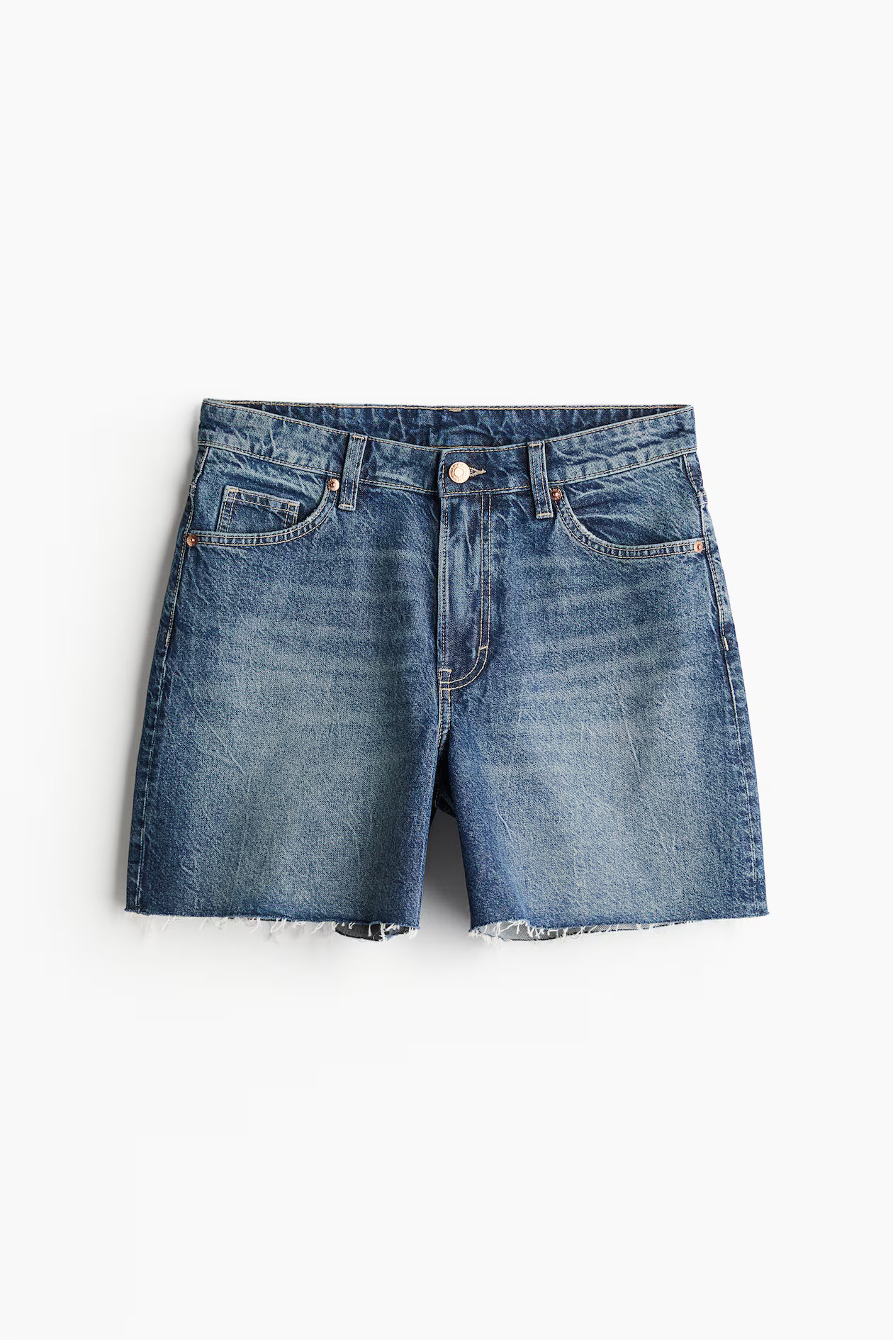 Denim bermudashort - High waist | H&M (DE, AT, CH, NL, FI)
