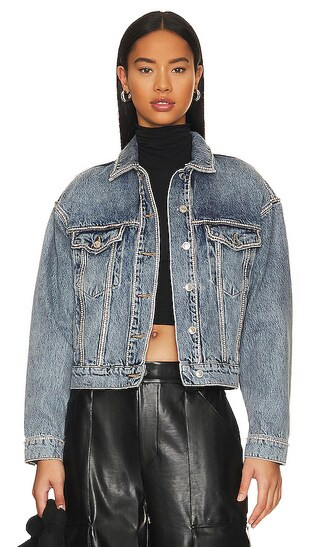 Bella Diamante Jacket in Indigo Blue | Revolve Clothing (Global)