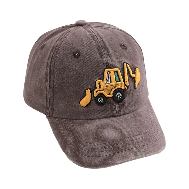 HIBRO Man Boy Cute Toddler Boys Hats Cartoon Caps Car Boys Hat Children Baseball Summer Girls Tru... | Walmart (US)