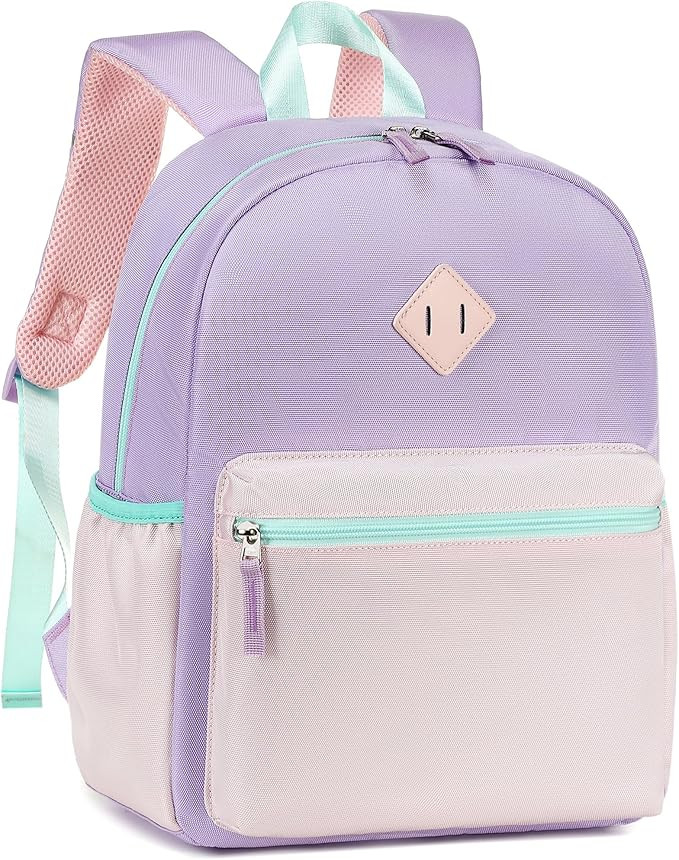 abshoo Kindergarten Backpack for Girls Preschool Backpacks School Bookbag for Kids 4-8(Pink and P... | Amazon (US)