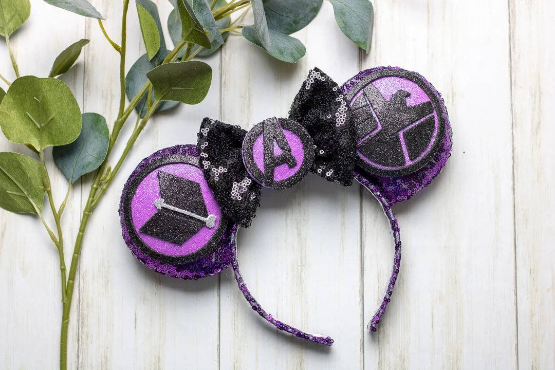 Hawkeye Inspired Mickey Mouse Ears - Etsy | Etsy (US)