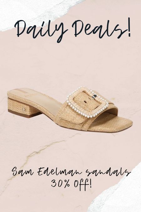 Sam Edelman sandals on sale 

#LTKShoeCrush #LTKFindsUnder100 #LTKSaleAlert