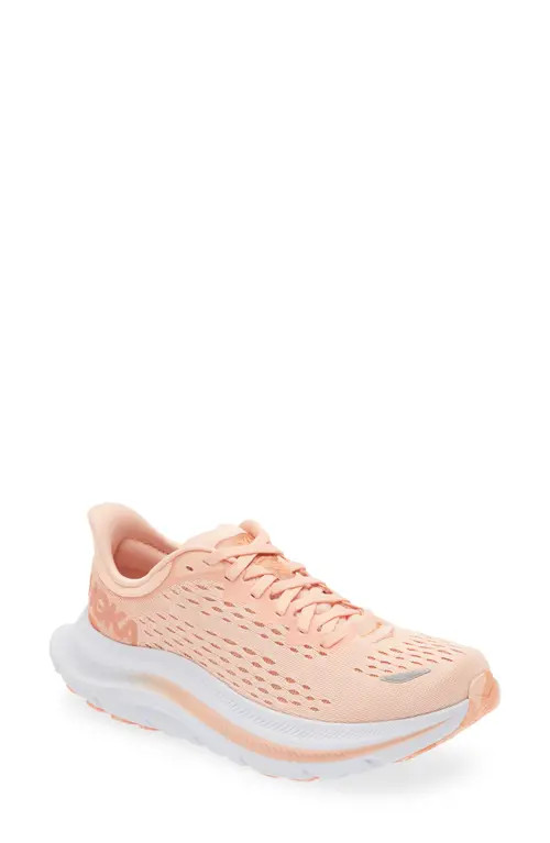 HOKA Kawana Running Shoe in Peach Parfait /Shell Coral at Nordstrom, Size 10 | Nordstrom