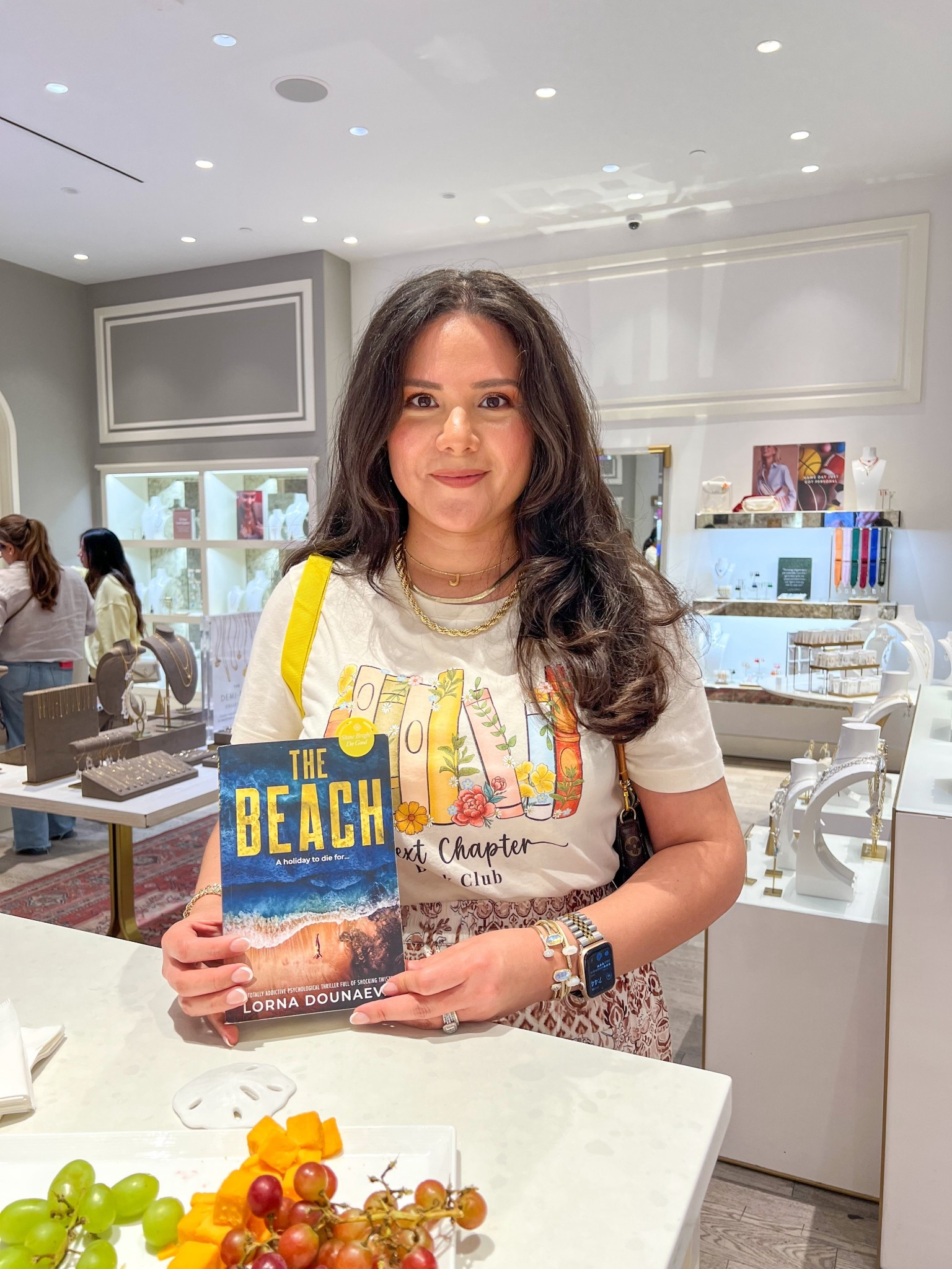 Book club
Personalized t shirt
The beach novel
Kendra Scott jewelry 

#LTKStyleTip #LTKFindsUnder50 #LTKSaleAlert
