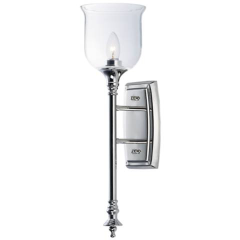Centennial 1-Light 6.25" Wide Polished Nickel Wall Sconce | Lamps Plus
