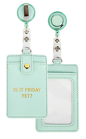 Office Depot Brand Badge Holder 2 1316 x 4 716  Teal - Office Depot | Office Depot and OfficeMax 