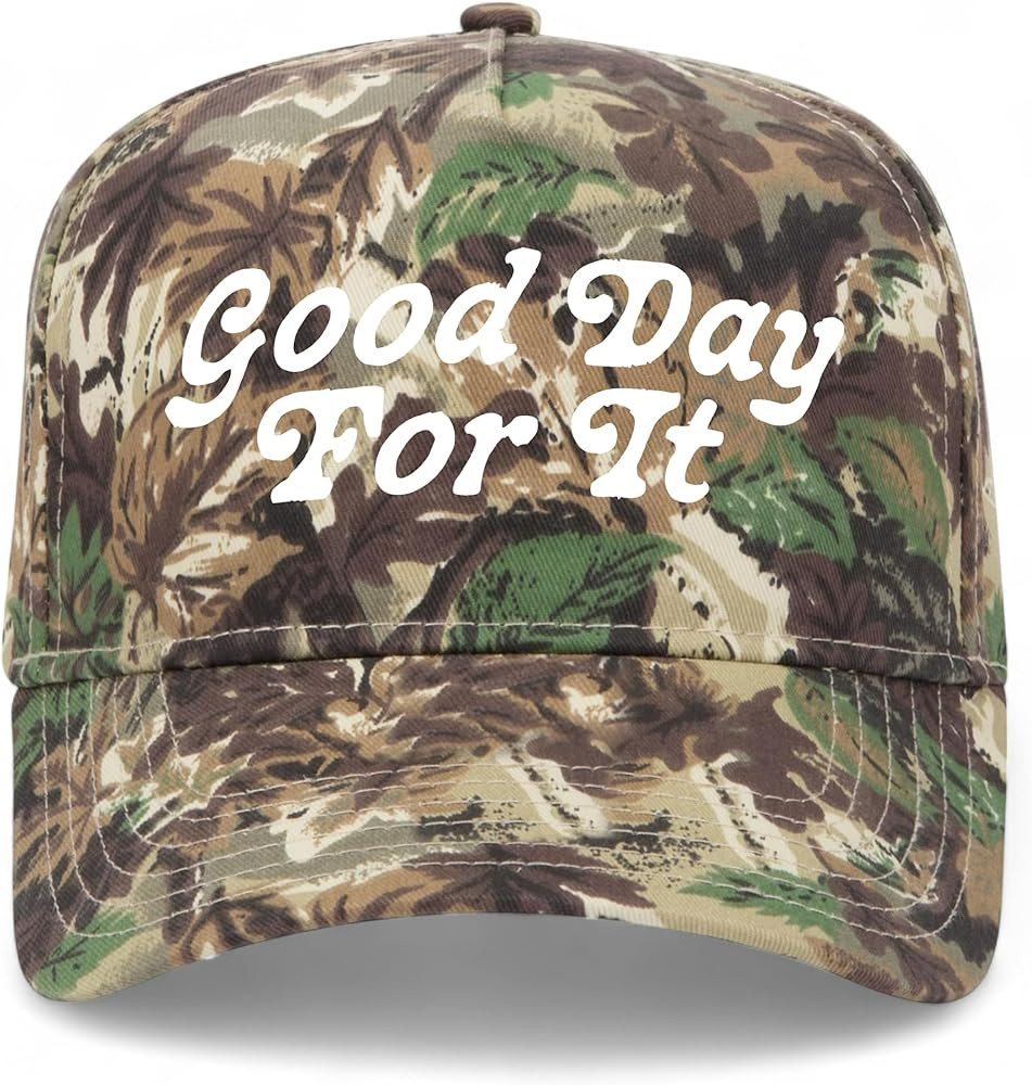 Good Day for It Vintage Trucker Hat | Premium Snapback Hat for Men & Women | Amazon (US)