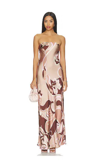 Dutchess Dress in Deco Mocha | Revolve Clothing (Global)