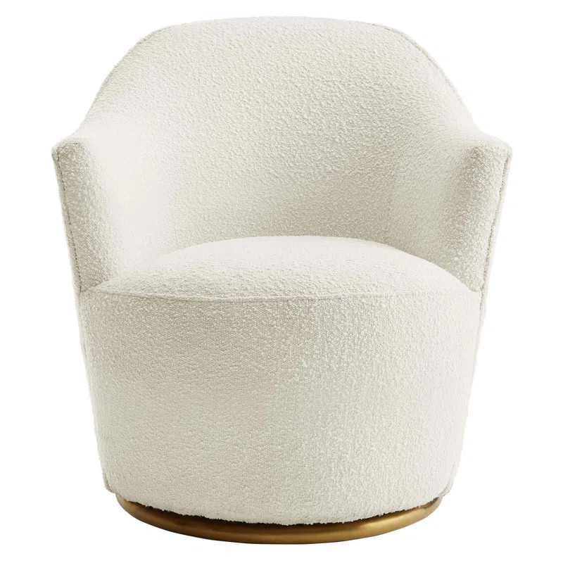 Upholstered Swivel Barrel Chair | Wayfair North America
