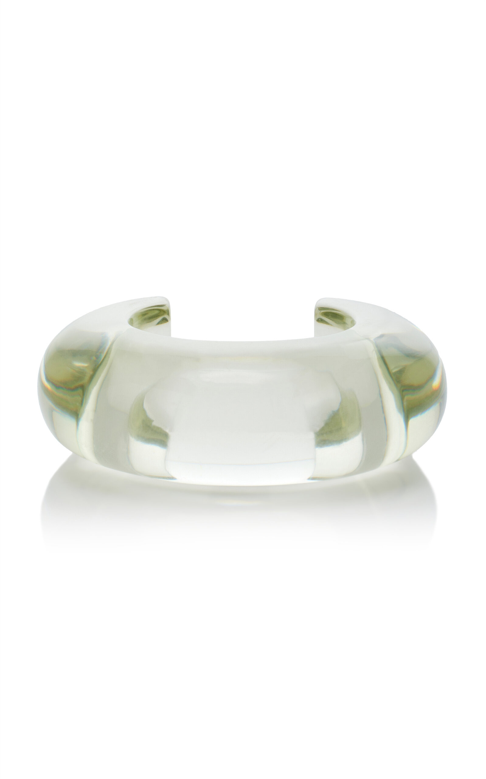Lizzie Fortunato - Arc Acrylic Cuff - Green - OS - Moda Operandi - Gifts For Her | Moda Operandi (Global)
