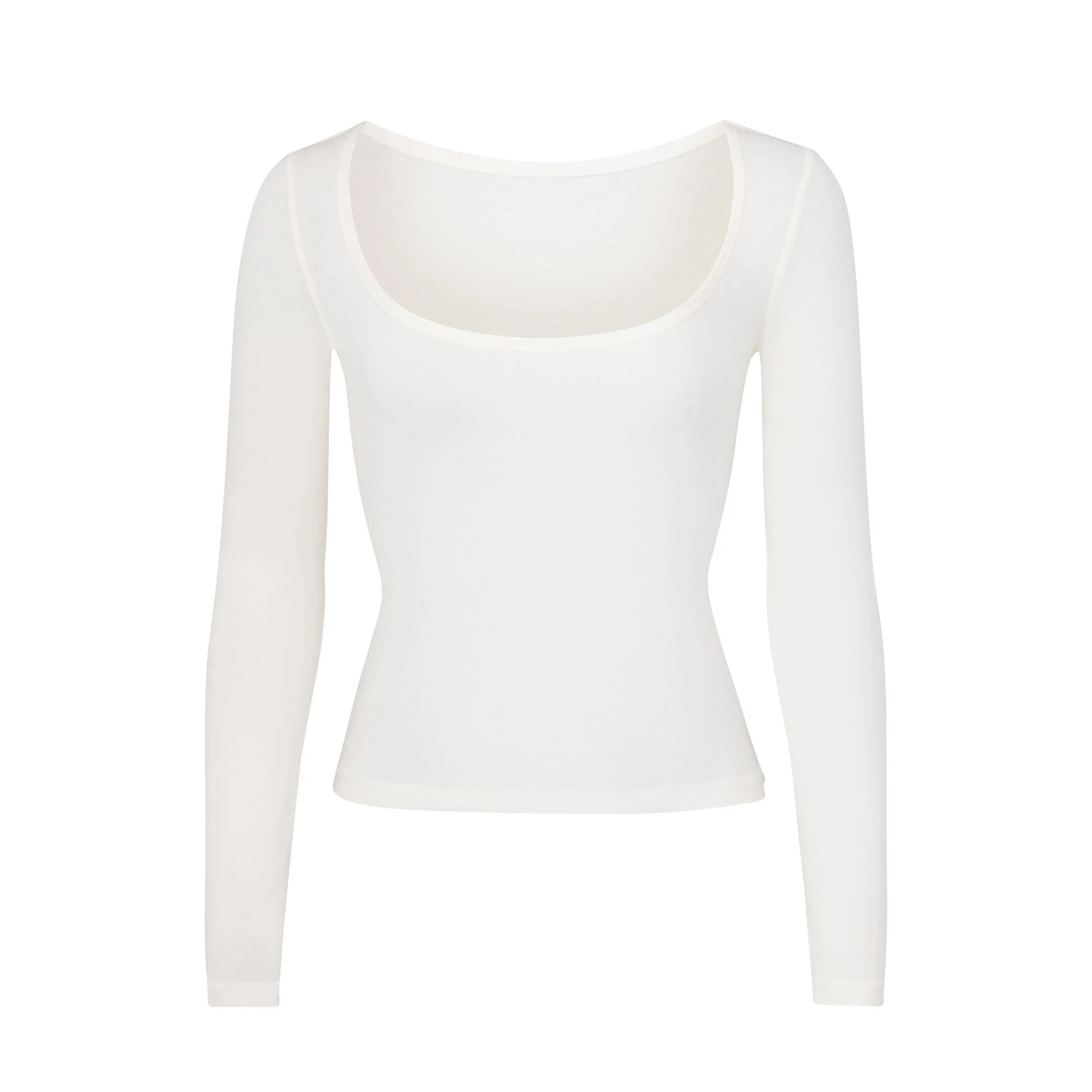 NEW VINTAGE SCOOP LONG SLEEVE T-SHIRT | SKIMS (US)