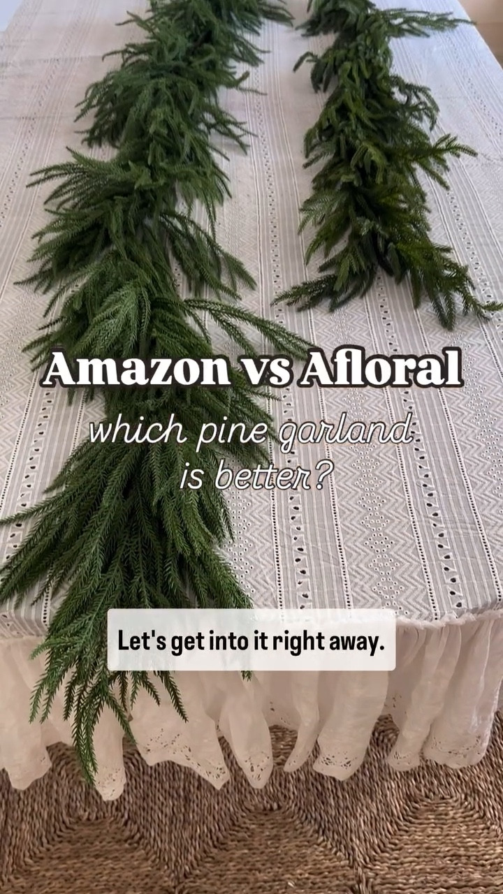 

I’ve ordered multiple inexpensive garlands from Amazon and hands down this is the best one. It’s been a top seller for two weeks now and I’m constantly getting DMs about how much you guys are loving it. 

I’m bummed I didn’t find this a few years ago prior to spending all that $$$ on Afloral.

Get them while they’re available and at this great price!

*prices are always subject to change* #christmasgarland #norfolkpine #amazonhome #amazonfinds

#LTKHoliday #LTKHome #LTKFindsUnder50