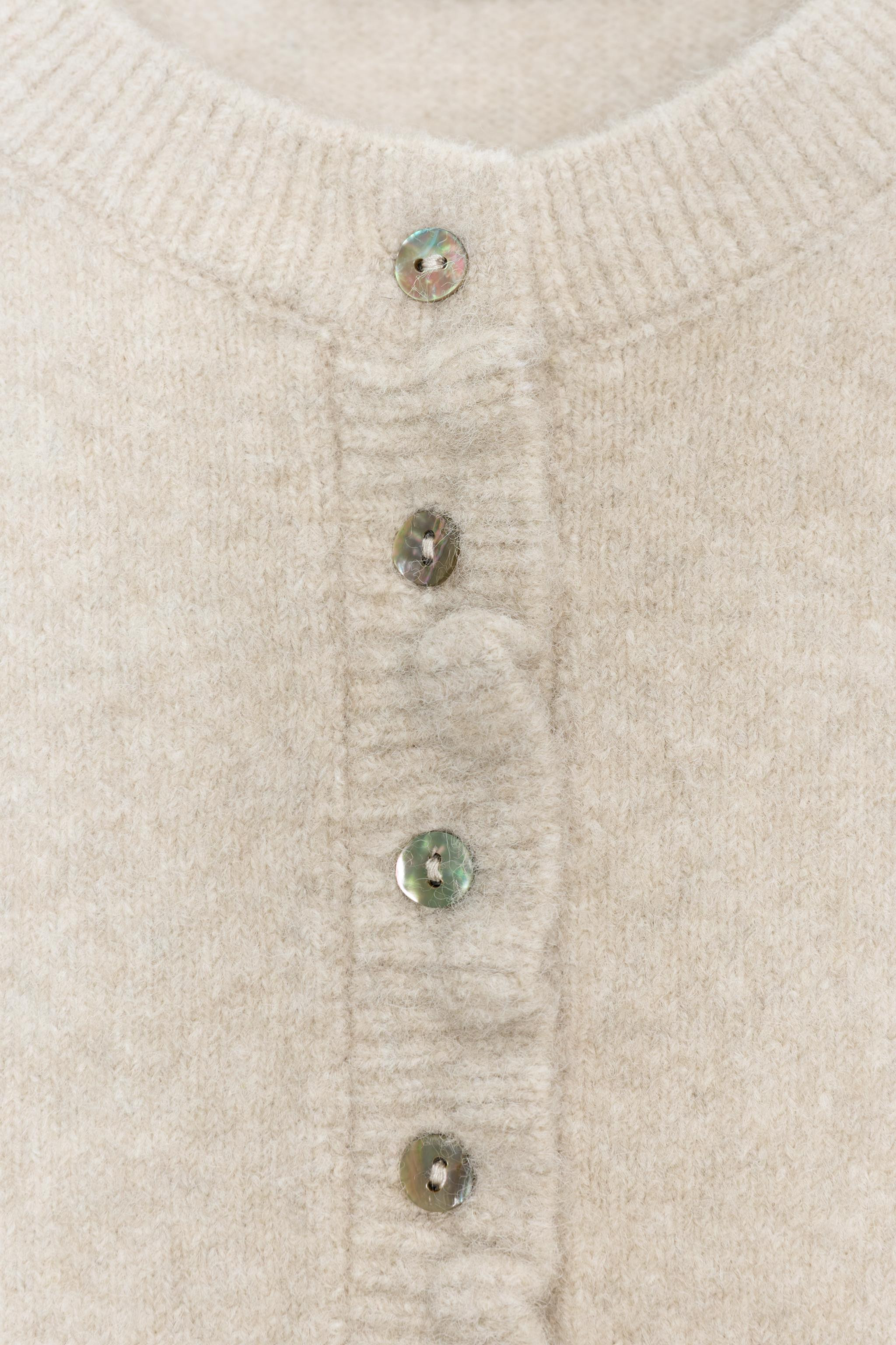 RUFFLED KNIT CARDIGAN | Zara US