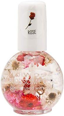 Blossom Scented Cuticle Oil (0.42 oz) infused with REAL flowers - made in USA (Rose) | Amazon (US)