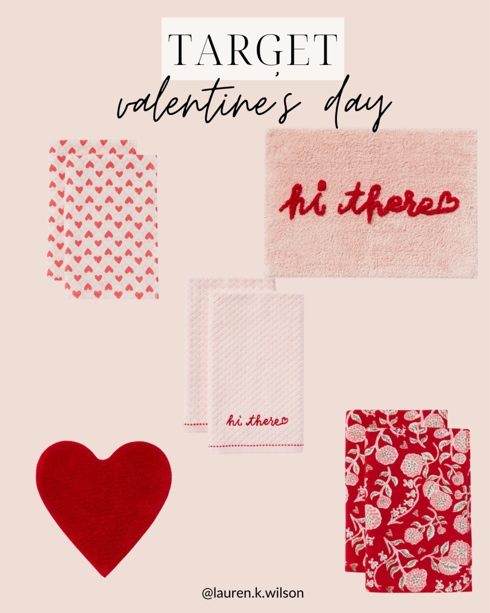 Target, Valentine’s Day, tea towels, rugs, pink, red, heart, affordable decor, home favorites 

#LTKhome #LTKfindsunder100 #LTKfindsunder50