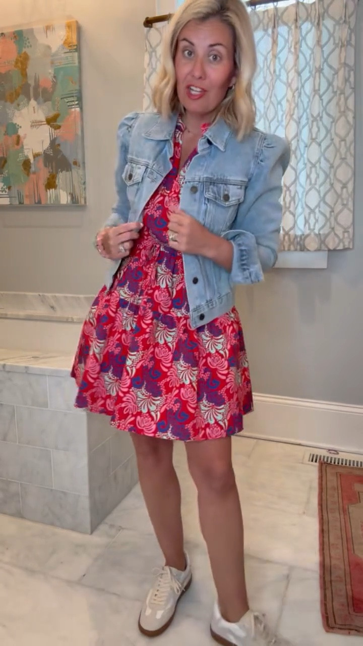 A fabulous spring dress with sneakers & a denim jacket is how we are heading into Spring! Natasha killed it with this one! 
Dress & Jacket - small
Shoes - 8


#LTKmomlife #LTKdayinmylife #LTKootd