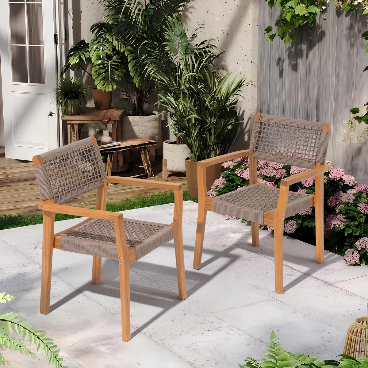 Bennett Outdoor Dining Chairs (Set of 2) | Wayfair North America