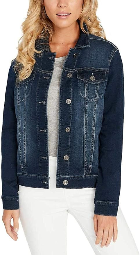 Buffalo David Bitton Womens Knit Denim Jacket | Amazon (US)