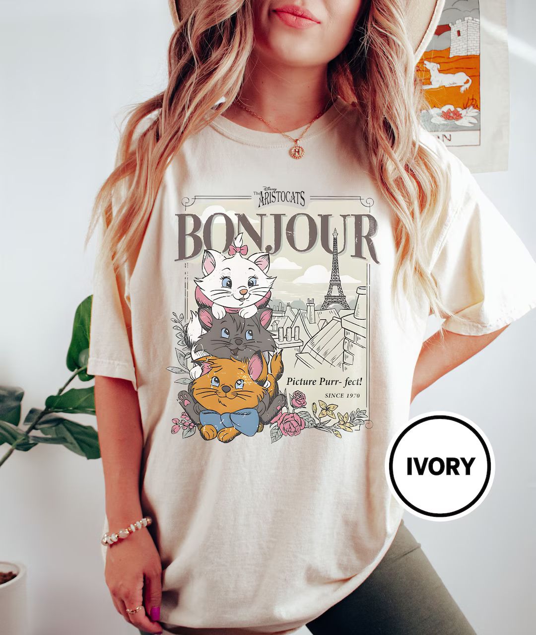The Aristocats Comfort Colors Shirt, Cat Lover Shirt, Marie Aristocats Shirt, Disneyland Shirt, D... | Etsy (US)