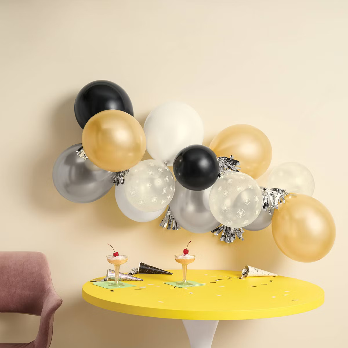 New Year's Eve Balloon Garland with Tassels - Spritz™ | Target