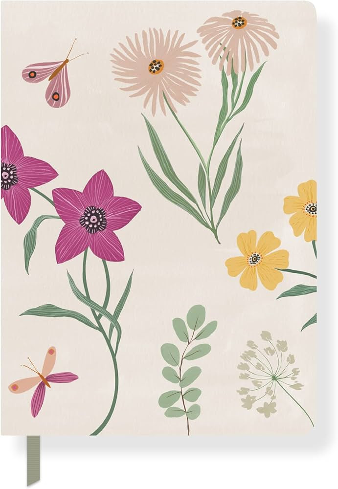 Fringe Studio Classic Small Paperback Journal, Botanica Light, 208 Pages, 6" X 8.25", Megan Galan... | Amazon (US)
