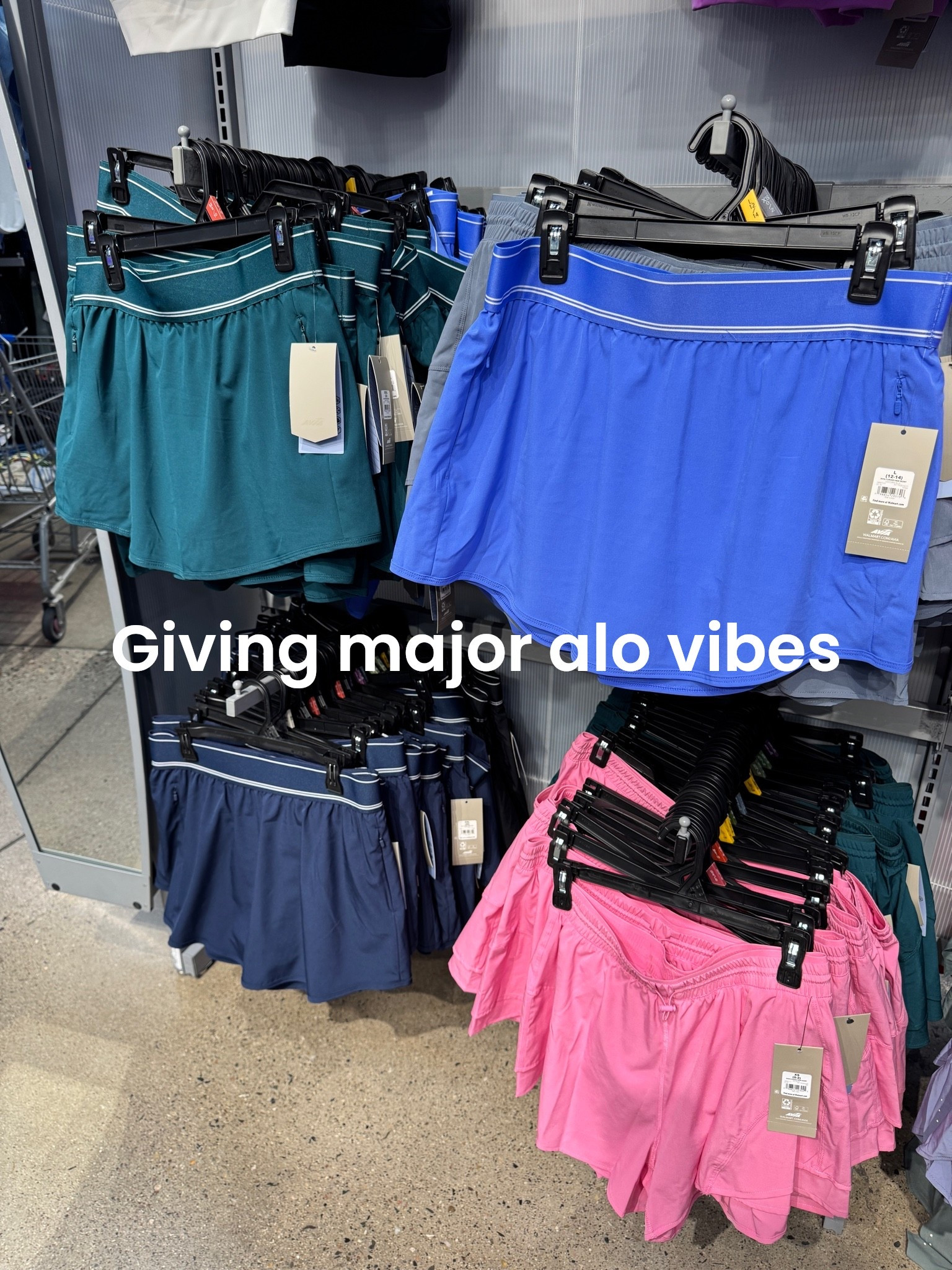 I would size up In this one. 
Has shorts built in.

#walmart