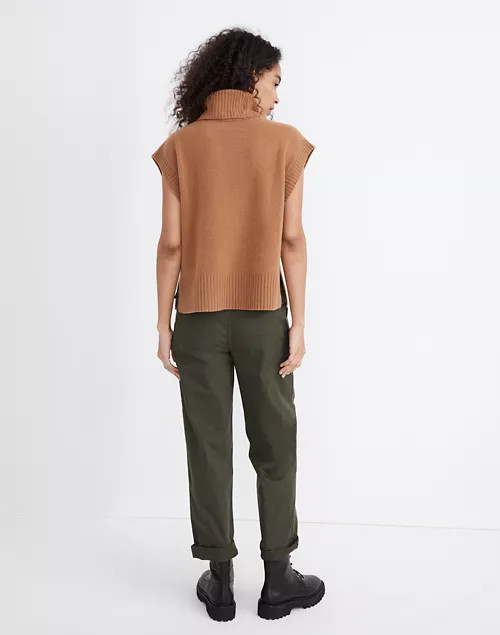 (Re)sourced Cashmere Turtleneck Sweater Vest | Madewell