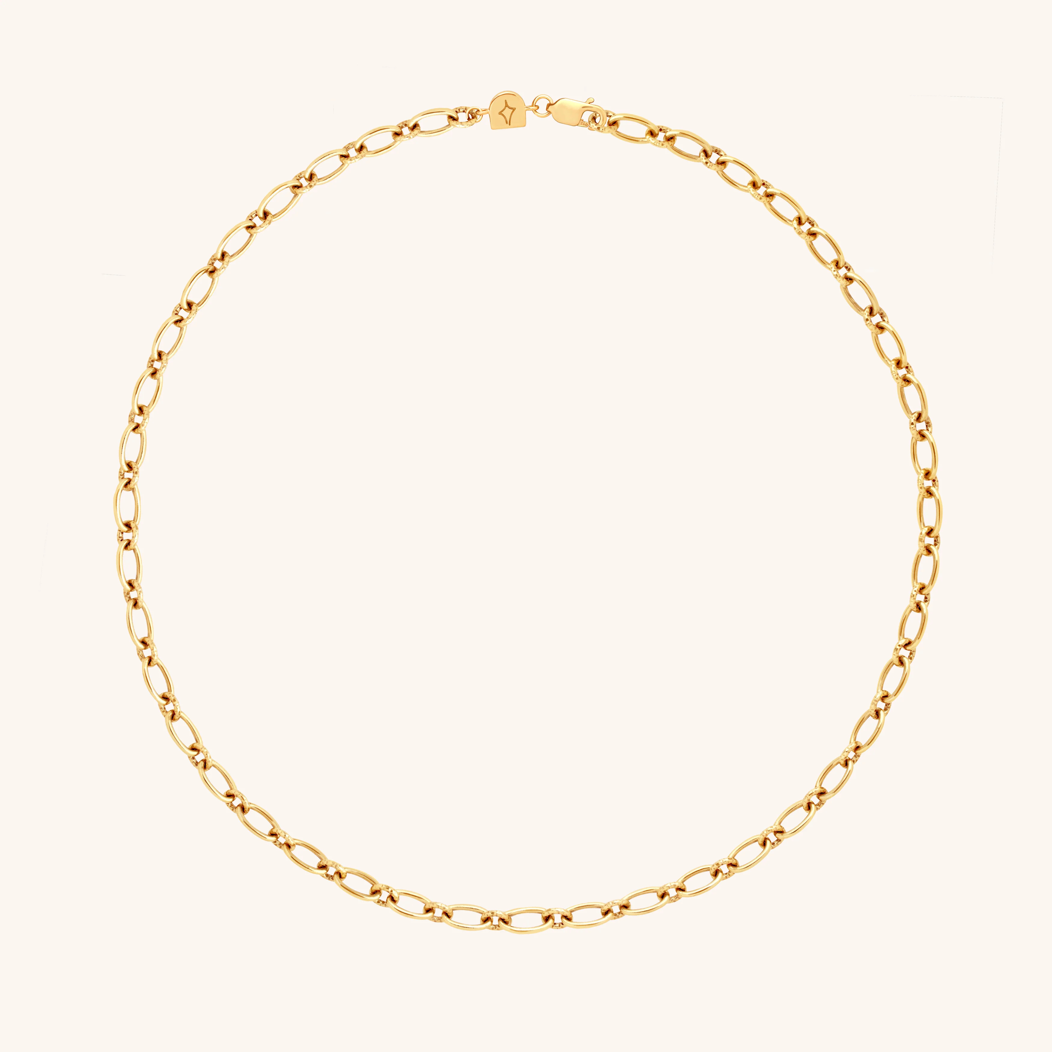 Bold Link Chain Necklace in Gold | Astrid & Miyu UK