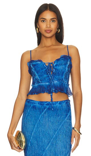 Corset Top in Cobalt | Revolve Clothing (Global)