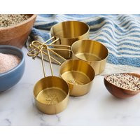 Gold Tone Measuring Cup Set Heavy Duty Durable | Etsy (US)