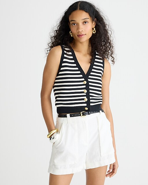 Emilie sweater-vest in stripe | J. Crew US