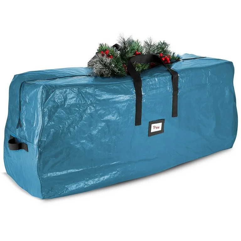 Hearth & Harbor Plastic Christmas Tree Storage Bag with Handles, Fits up to 9 ft Holiday Trees | Walmart (US)