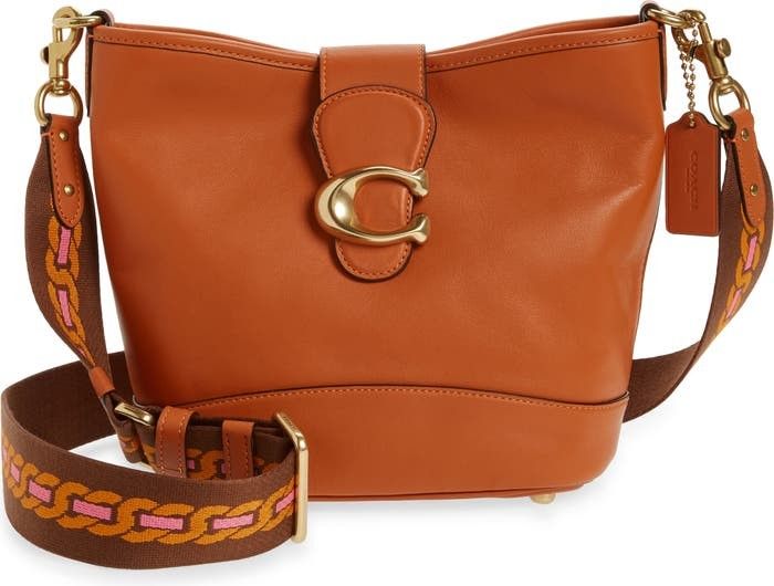 COACH Tabby Leather Bucket Bag Brown Bag Bags Tan Bag Bags Summer Outfits | Nordstrom