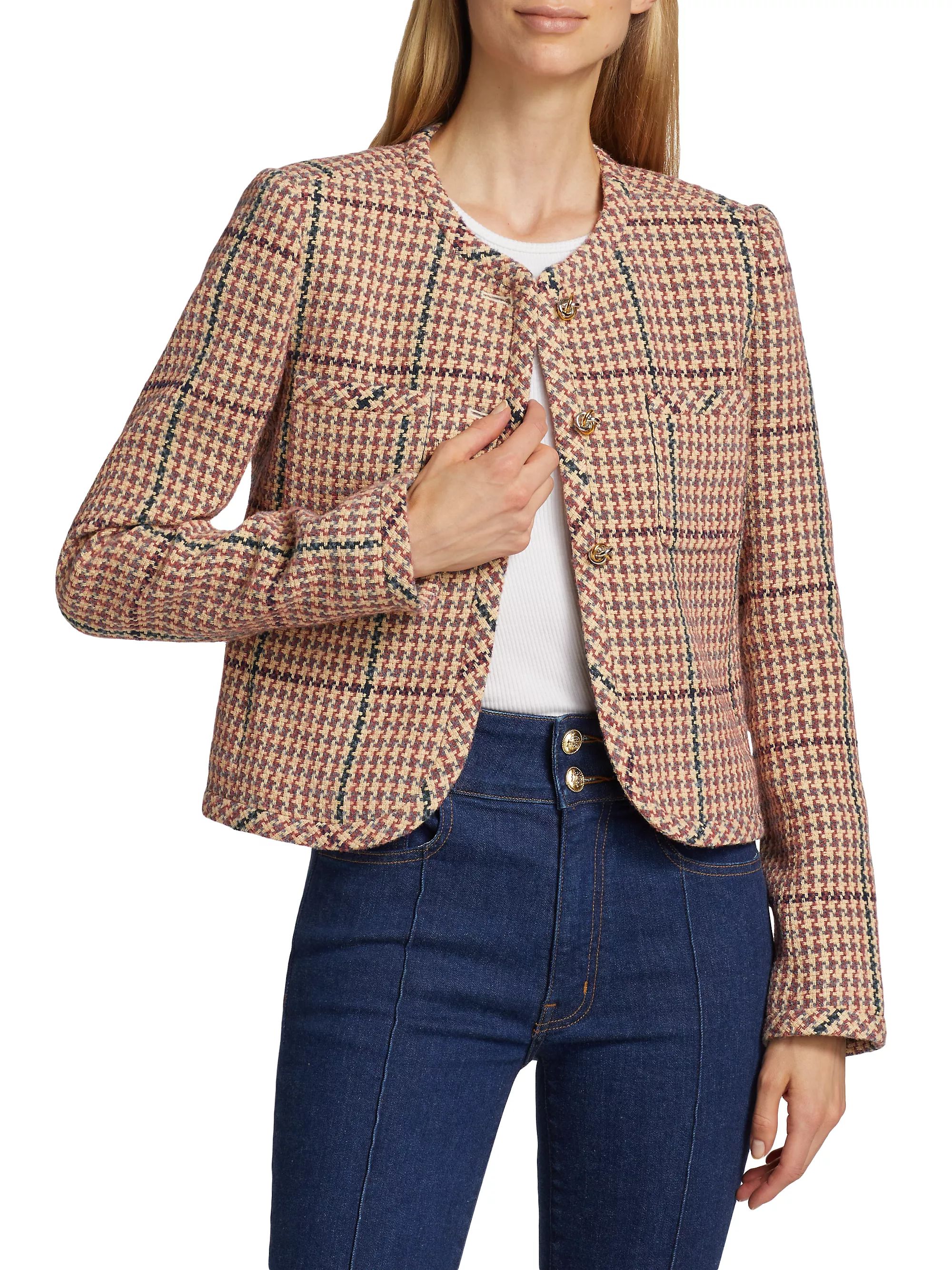 Emilia Knot Button Jacket | Saks Fifth Avenue