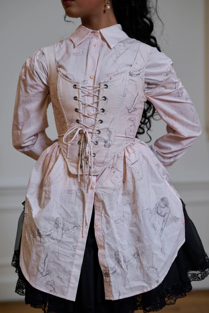 The Sketch Duchess Corset | Selkie Collection