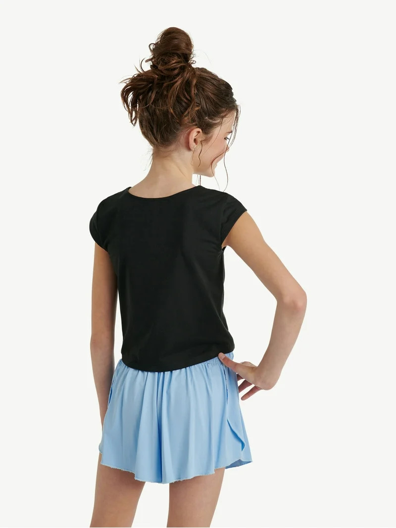 Justice Girls Seamless Cap Sleeve Tee, Sizes XS - XLP | Walmart (US)