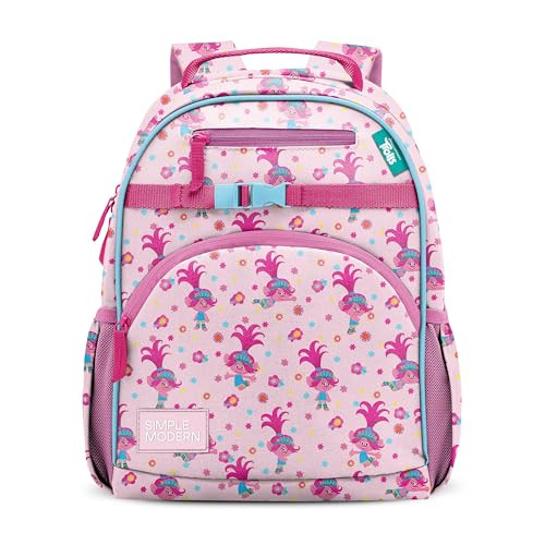 Simple Modern Medium Trolls Toddler Backpack for School Girls and Boys | Kindergarten Elementary Kids Backpack | Fletcher Collection | Kids - 15" tall | Trolls Poppy Mashup | Amazon (US)