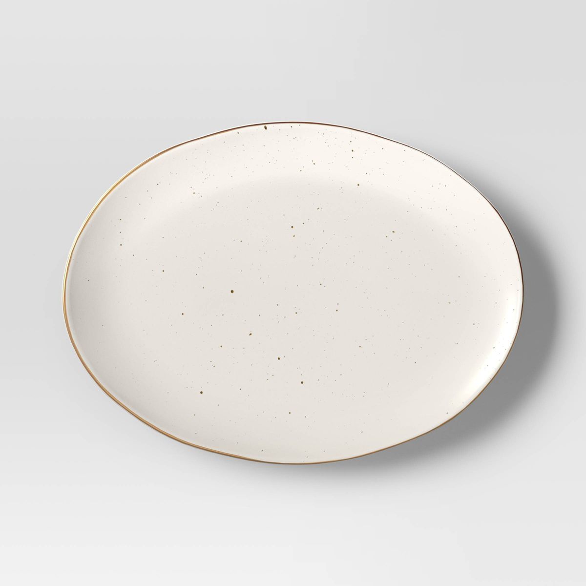 Medium Ceramic Serving Platter Ivory - Threshold™ | Target