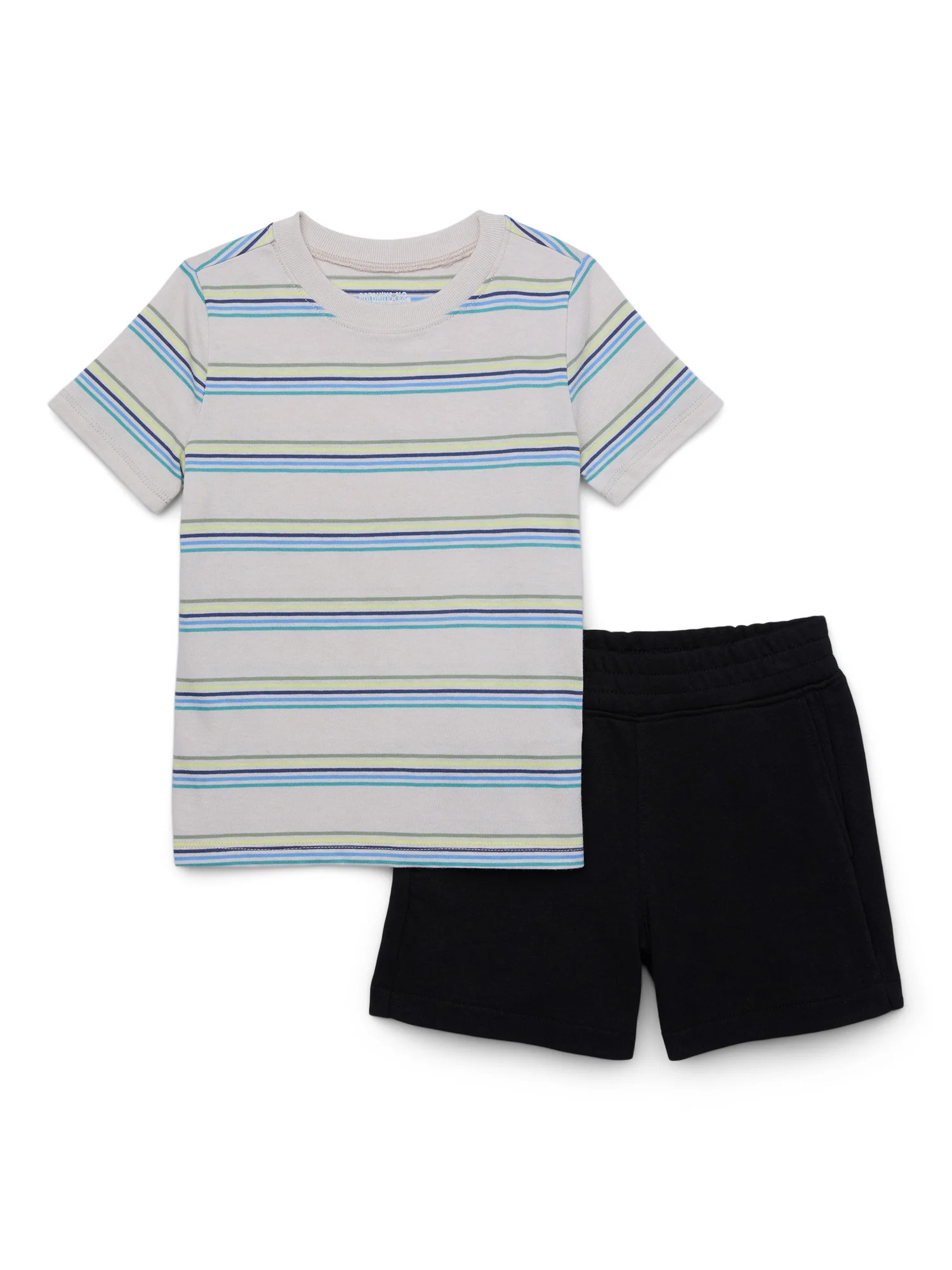 Garanimals Toddler Boy T-Shirt & French Terry Shorts Outfit Set, 2-Piece, Sizes 18M-5T | Walmart (US)